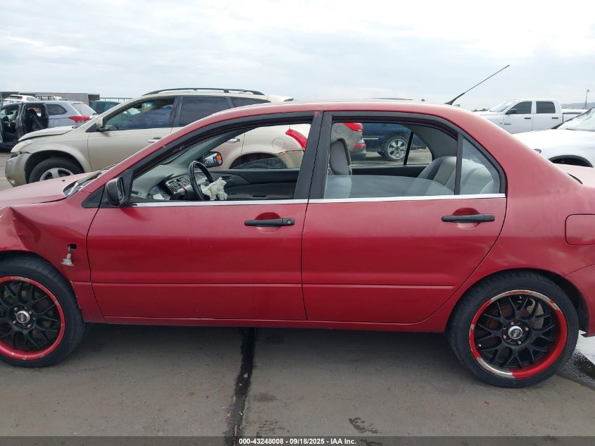 2006 Mitsubishi Lancer Es/Se VIN: JA3AJ26E46U070925 Lot: 43248008