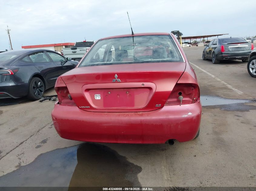 2006 Mitsubishi Lancer Es/Se VIN: JA3AJ26E46U070925 Lot: 43248008