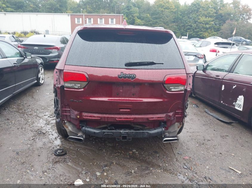 2016 Jeep Grand Cherokee High Altitude VIN: 1C4RJFCG9GC450237 Lot: 43248022