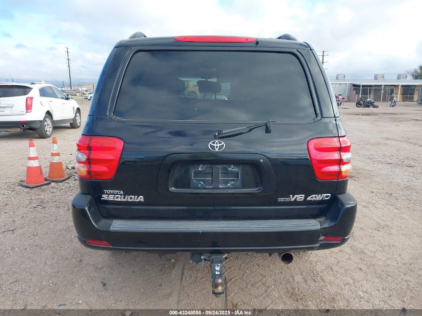 2004 Toyota Sequoia Limited V8 VIN: 5TDBT48A14S228810 Lot: 43248058