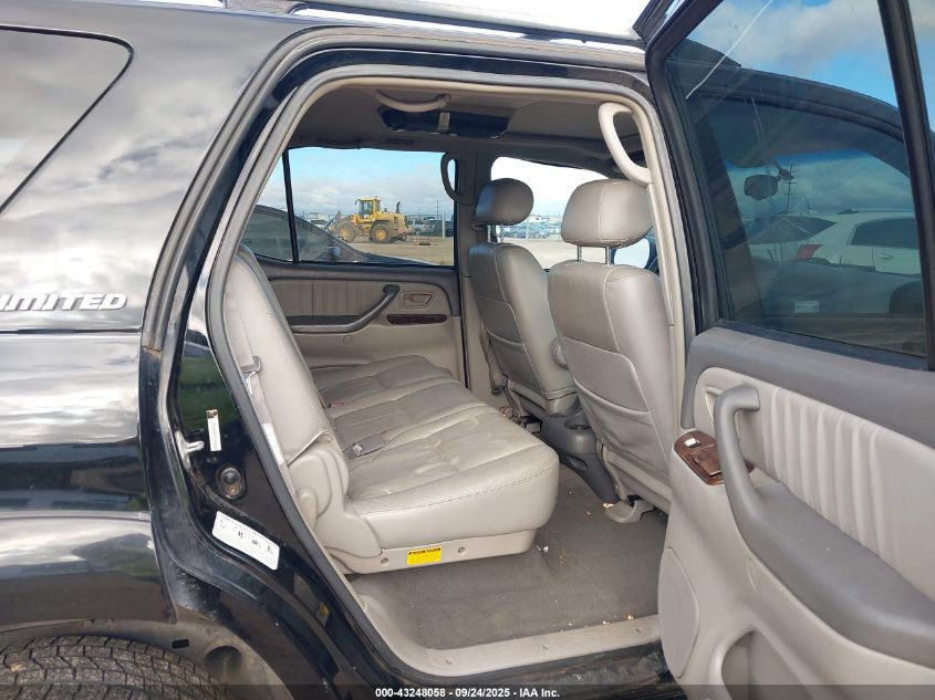 2004 Toyota Sequoia Limited V8 VIN: 5TDBT48A14S228810 Lot: 43248058