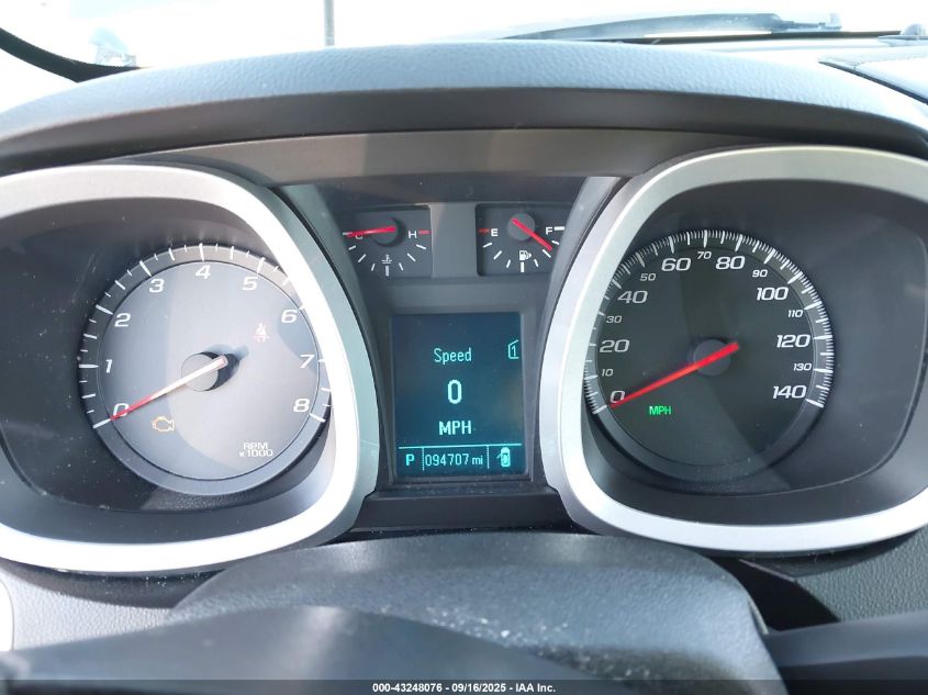 2012 Chevrolet Equinox 1Lt VIN: 2GNALDEK3C6126918 Lot: 43248076