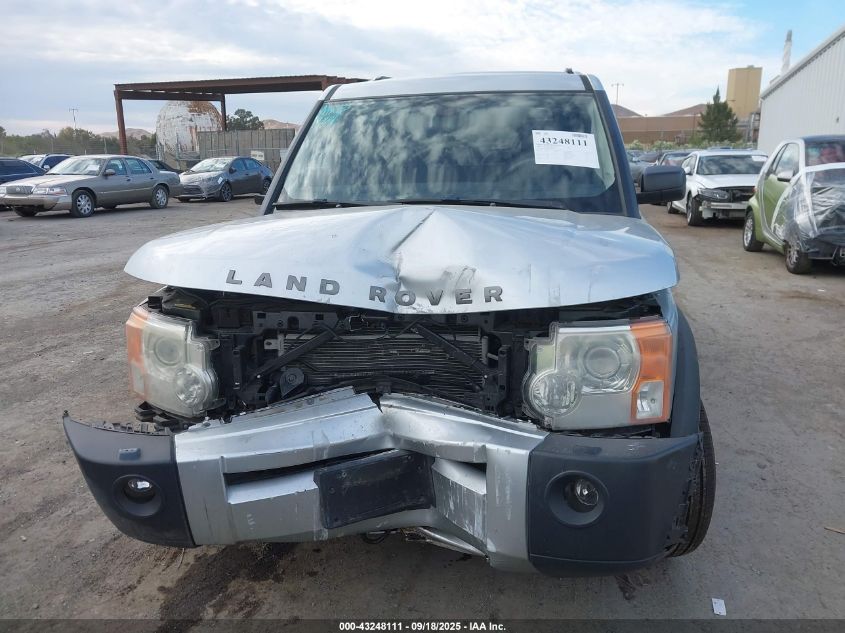 2006 Land Rover Lr3 V8 Se VIN: SALAE25456A392031 Lot: 43248111