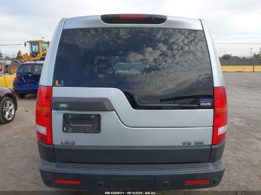 2006 Land Rover Lr3 V8 Se VIN: SALAE25456A392031 Lot: 43248111