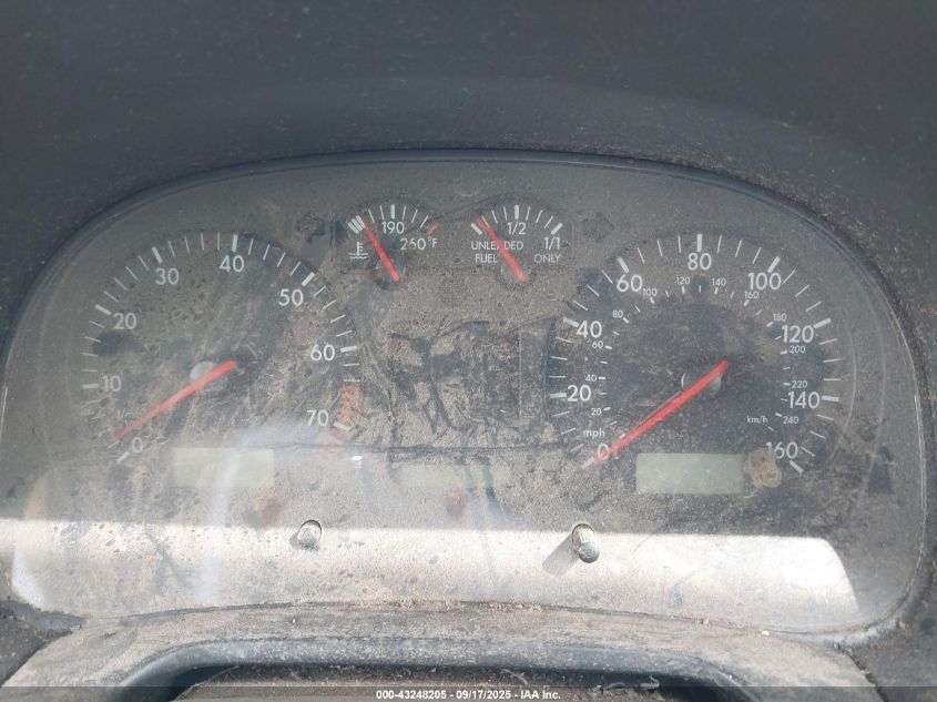 1999 Volkswagen Golf Gls VIN: WVWGC31J8XW605079 Lot: 43248205