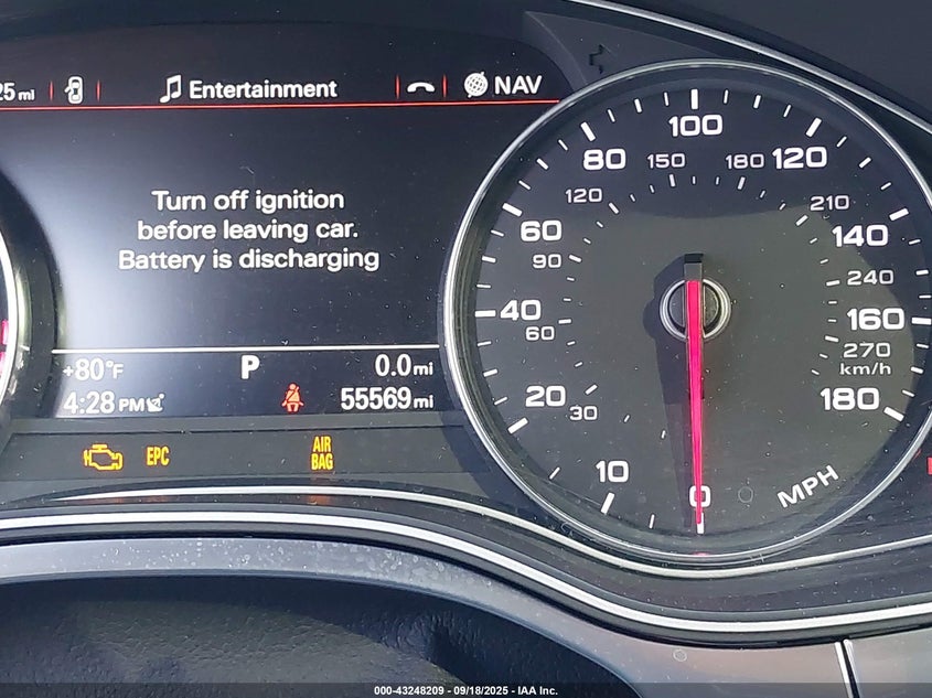 2014 Audi A6 3.0T Premium Plus VIN: WAUFGAFC1EN094300 Lot: 43248209