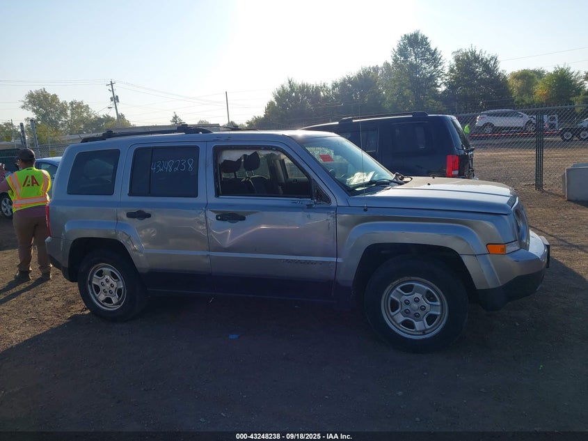 2016 JEEP PATRIOT SPORT - 1C4NJPBB9GD702556