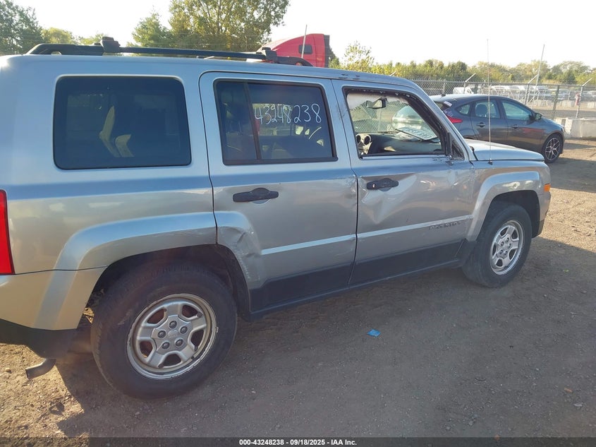 2016 JEEP PATRIOT SPORT - 1C4NJPBB9GD702556