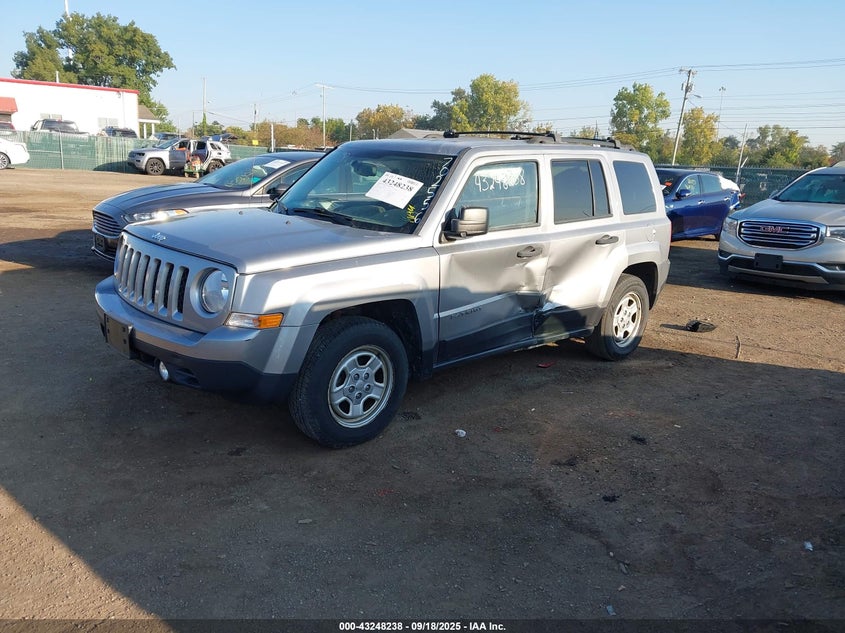 2016 JEEP PATRIOT SPORT - 1C4NJPBB9GD702556