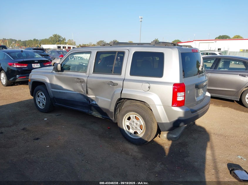 2016 JEEP PATRIOT SPORT - 1C4NJPBB9GD702556