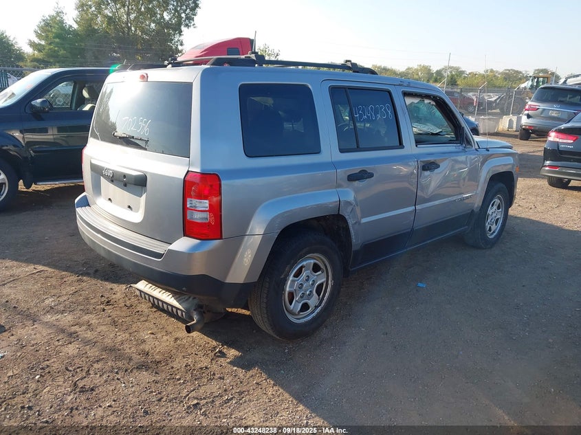 2016 JEEP PATRIOT SPORT - 1C4NJPBB9GD702556