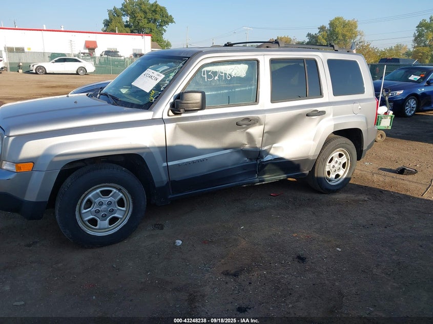 2016 JEEP PATRIOT SPORT - 1C4NJPBB9GD702556