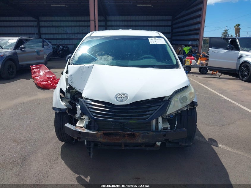 2011 Toyota Sienna Base V6 VIN: 5TDZK3DC5BS164903 Lot: 43248299