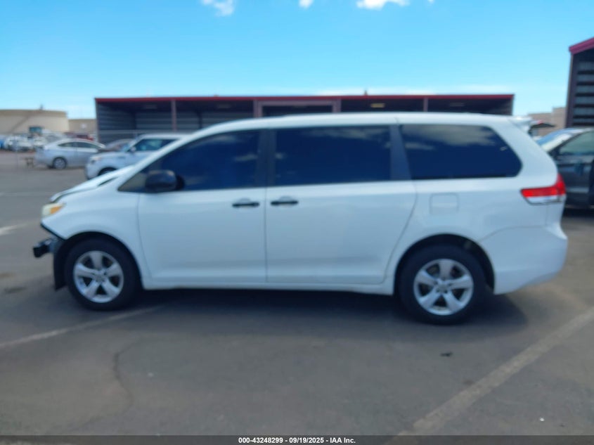2011 Toyota Sienna Base V6 VIN: 5TDZK3DC5BS164903 Lot: 43248299