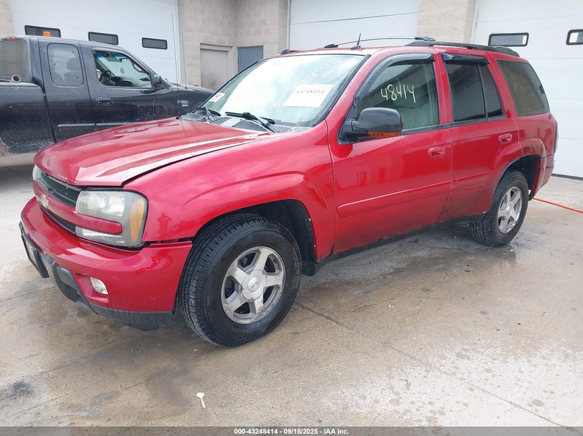 2005 Chevrolet Trailblazer Lt red other gasoline 1GNDT13S952126761 photo #3