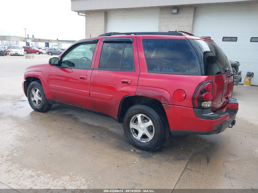 2005 Chevrolet Trailblazer Lt red other gasoline 1GNDT13S952126761 photo #4