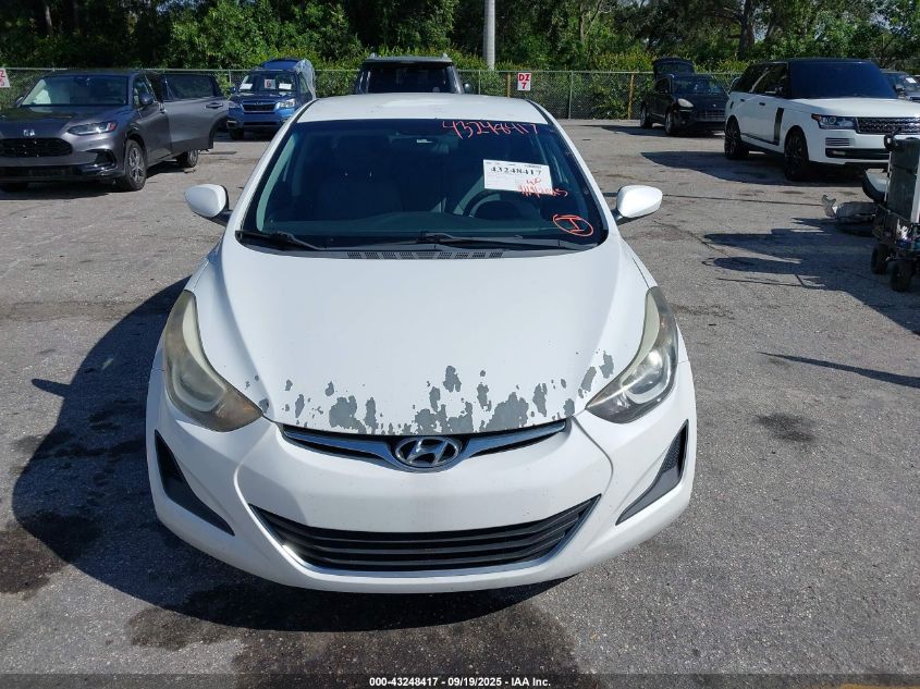 2015 Hyundai Elantra Se VIN: 5NPDH4AE5FH585228 Lot: 43248417