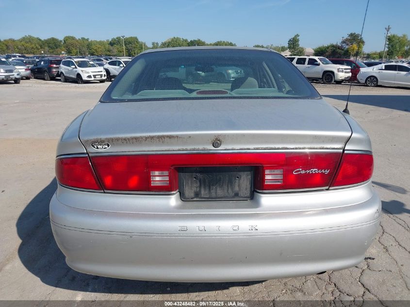 2004 Buick Century VIN: 2G4WS52J041170680 Lot: 43248482