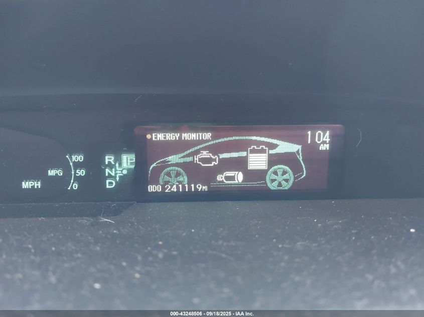 2011 Toyota Prius Four VIN: JTDKN3DU1B0323517 Lot: 43248506