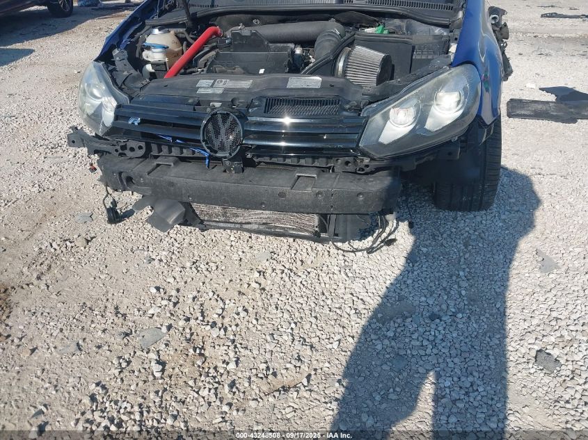 2013 Volkswagen Golf R 2-Door VIN: WVWRF7AJ1DW072186 Lot: 43248508