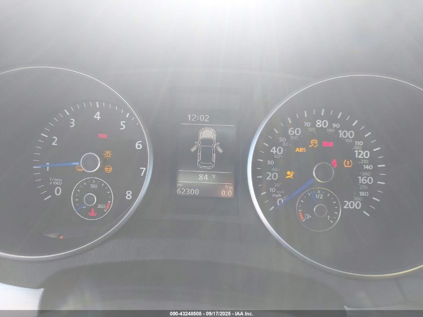 2013 Volkswagen Golf R 2-Door VIN: WVWRF7AJ1DW072186 Lot: 43248508