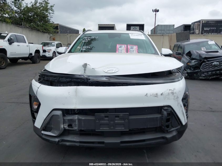 2024 Hyundai Kona Sel VIN: KM8HB3ABXRU095845 Lot: 43248532