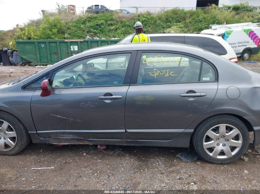 2009 Honda Civic Lx VIN: 19XFA16579E000677 Lot: 43248545