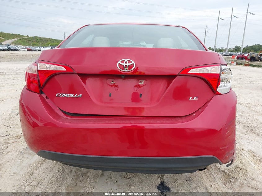 2017 Toyota Corolla Le VIN: 5YFBURHEXHP570039 Lot: 43248549