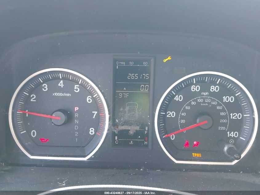 2008 Honda Cr-V Ex-L VIN: 5J6RE38798L009375 Lot: 43248627