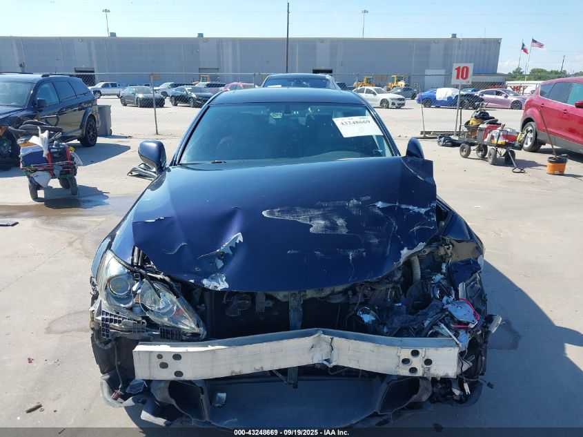 2007 Lexus Is 350 VIN: JTHBE262272010959 Lot: 43248669