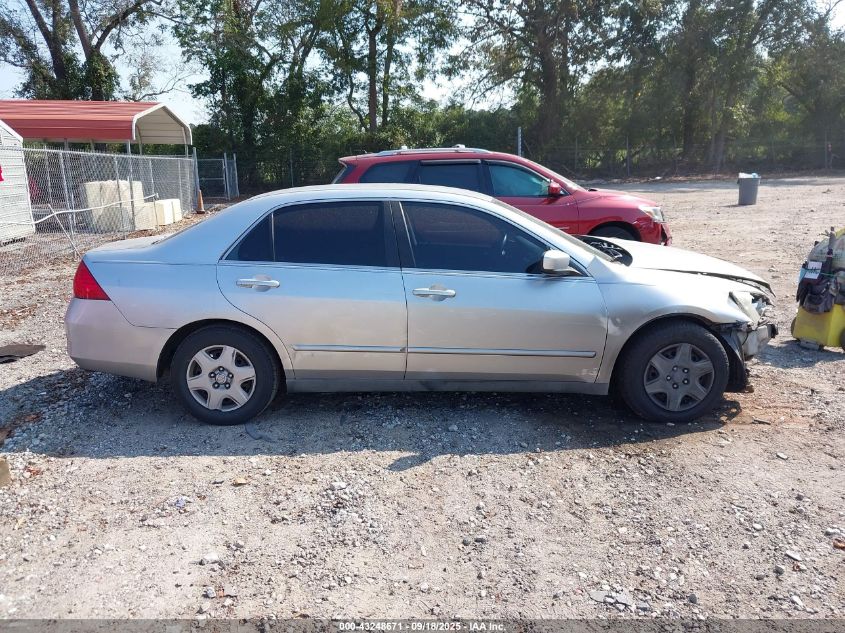 2006 Honda Accord 2.4 Lx VIN: 1HGCM56476A087327 Lot: 43248671