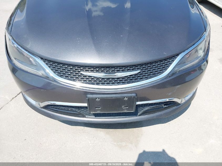 2015 Chrysler 200 C VIN: 1C3CCCCGXFN509981 Lot: 43248719