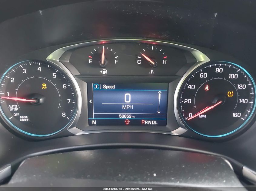 2020 Chevrolet Equinox Fwd Lt 1.5L Turbo VIN: 2GNAXKEV5L6252961 Lot: 43248758