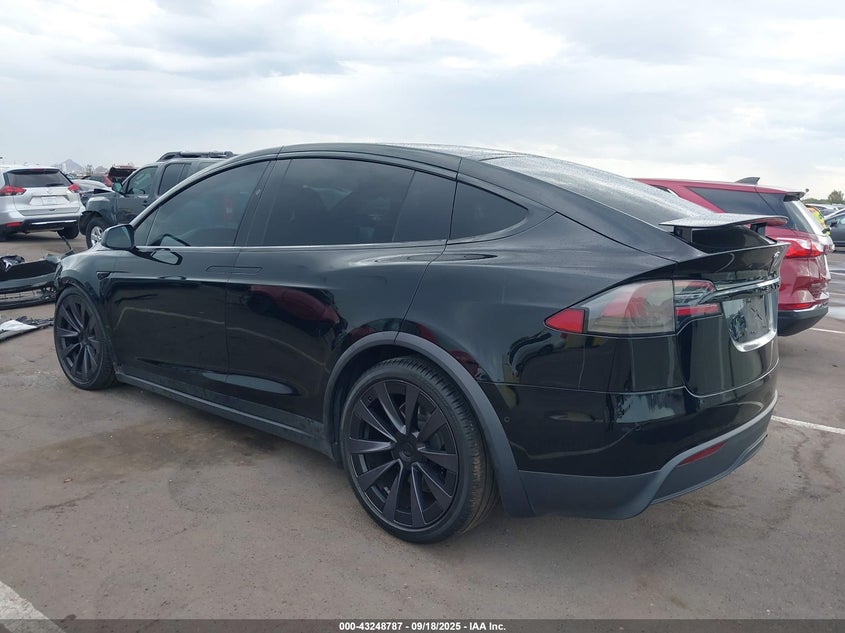 7SAXCBE58NF328641 2022 Tesla Model x Dual Motor All-wheel Drive Black