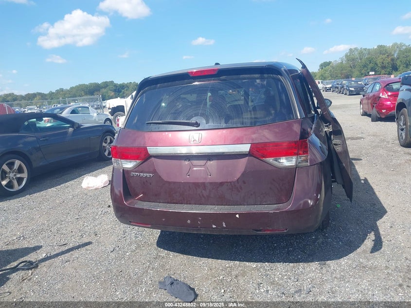 2015 HONDA ODYSSEY EX-L 5FNRL5H61FB109811