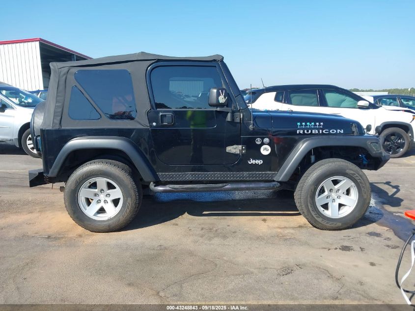 2003 Jeep Wrangler Rubicon VIN: 1J4FA69S33P310696 Lot: 43248843