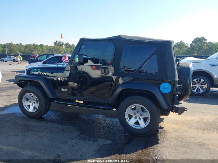 2003 Jeep Wrangler Rubicon VIN: 1J4FA69S33P310696 Lot: 43248843