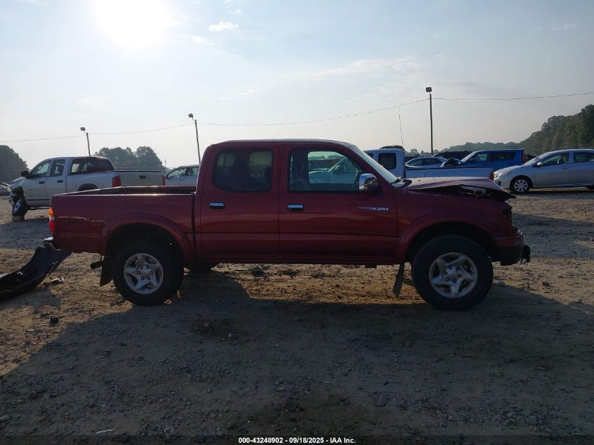 2004 Toyota Tacoma Double Cab Prerunner VIN: 5TEGN92N94Z344297 Lot: 43248902