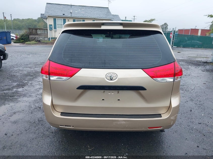 2011 Toyota Sienna VIN: 5TDKA3DC9BS005743 Lot: 43248909