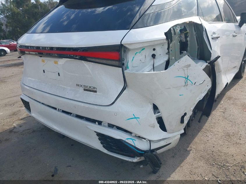2025 Lexus Rx 500H F Sport Performance VIN: 2T2BCMEAXSC021693 Lot: 43248922
