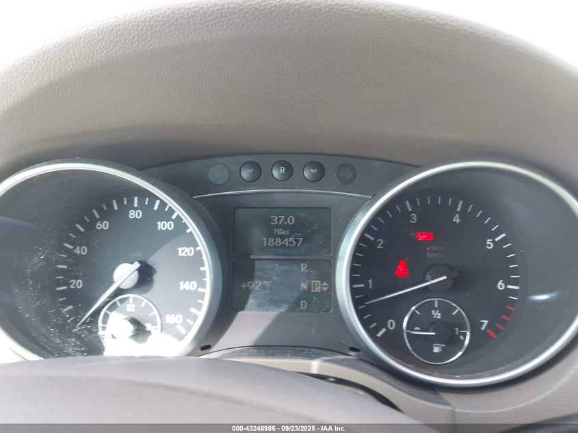 2008 Mercedes-Benz Ml 550 4Matic VIN: 4JGBB72E08A370838 Lot: 43248986