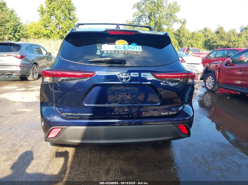 2020 Toyota Highlander Xle VIN: 5TDGZRBH4LS024346 Lot: 43248994