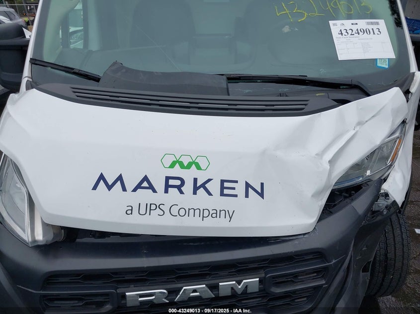 2023 Ram Promaster 2500 High Roof 159 Wb VIN: 3C6LRVDG5PE558944 Lot: 43249013