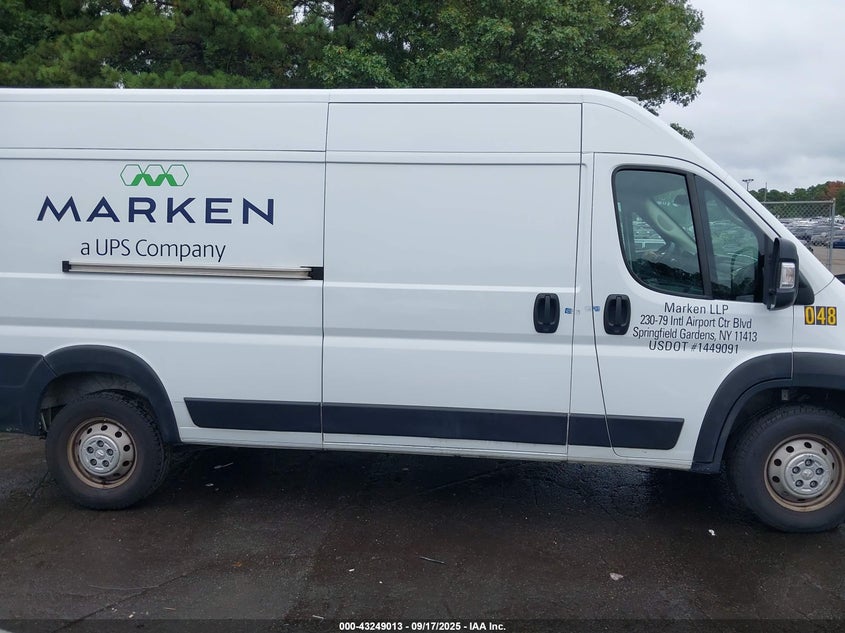 2023 Ram Promaster 2500 High Roof 159 Wb VIN: 3C6LRVDG5PE558944 Lot: 43249013