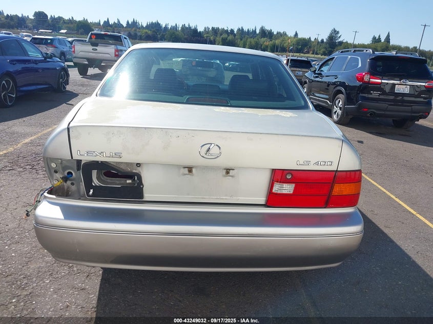 2000 Lexus Ls 400 VIN: JT8BH28F6Y0179094 Lot: 43249032