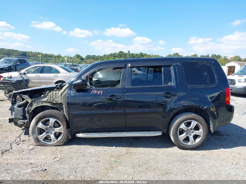 2014 Honda Pilot Ex-L VIN: 5FNYF4H78EB048364 Lot: 43249049