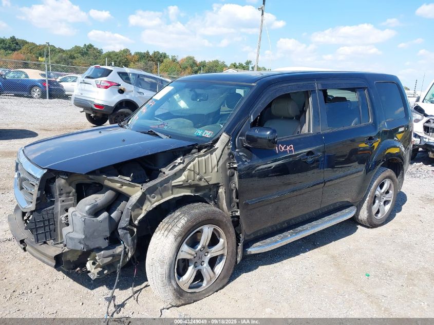 2014 Honda Pilot Ex-L VIN: 5FNYF4H78EB048364 Lot: 43249049