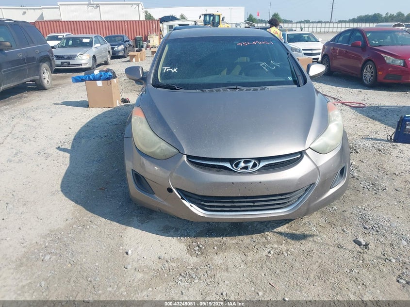 2013 Hyundai Elantra Gls VIN: 5NPDH4AE3DH265855 Lot: 43249051