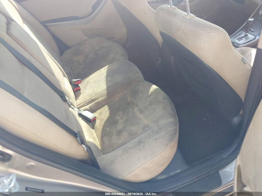 2013 Hyundai Elantra Gls VIN: 5NPDH4AE3DH265855 Lot: 43249051