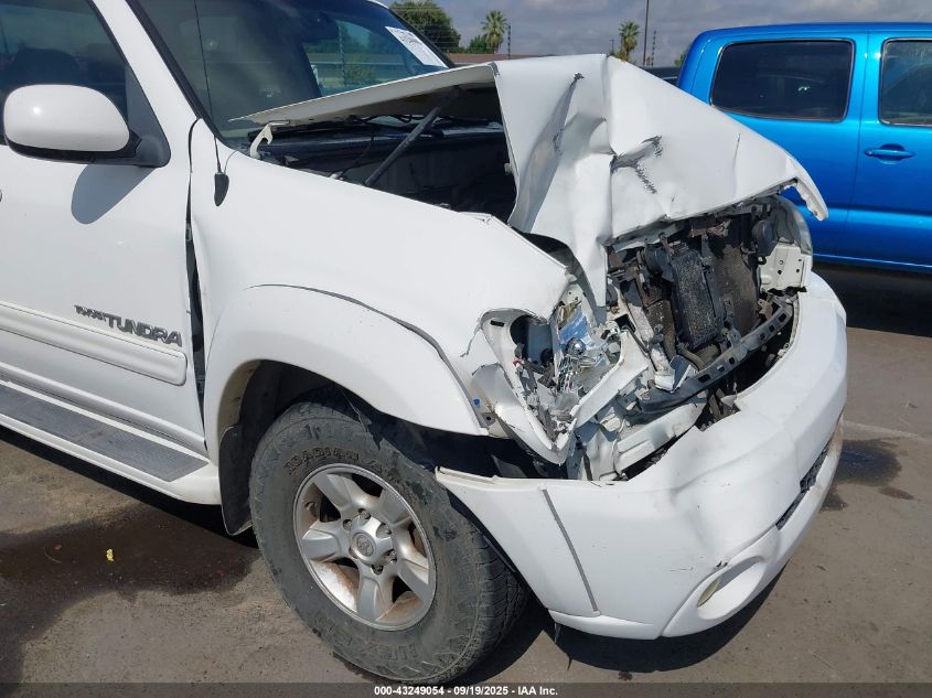 2005 Toyota Tundra Limited V8 VIN: 5TBDT48135S479170 Lot: 43249054